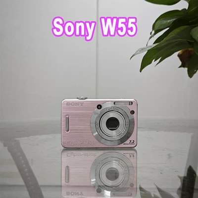 Sony Cyber-shot DSC-W55 Digital Camera 7.2MP 3x Optical Zoom English Viewfinder - Image 1 of 4
