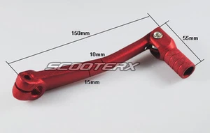 Gear Foot Shift Lever Red Folding Pedal Aluminum Part Mini Quad Kid atv bike Pit - Picture 1 of 1