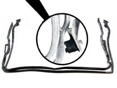 UNITED CLASSIC PARTS 2 Guarnizioni Porta Gommini Porta per Mercedes W123 Coupè C123 in Qualità Originale