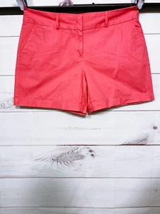 Ann Taylor Loft Womens Shorts Size 10 Pink Flat Front Mid-Rise Pockets - Picture 1 of 7
