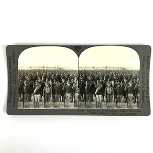 Fotos antiguas de la Primera Guerra Mundial Keystone View Co 19100 soldados estadounidenses luchan por la democracia - Imagen 1 de 8