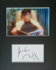 Andrew Ridgeley 'Wham', hand signed mounted autograph.