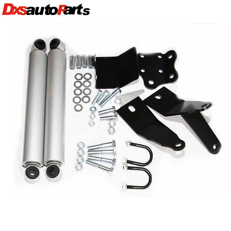 EMUSA Dual Steering Stabilizer for 2003-2012 Dodge Ram 2500 3500 4WD - Image 1 of 1