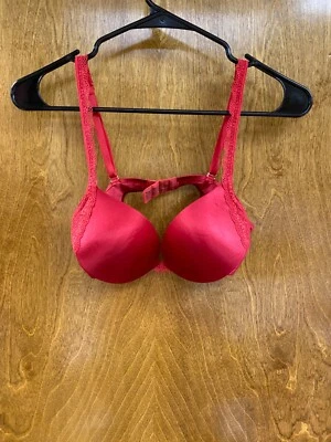 Mujer Nuevo Sin Etiquetas Wonderbra Talla 34C Estilo 7846 Rojo Encaje Foto 1 de 2