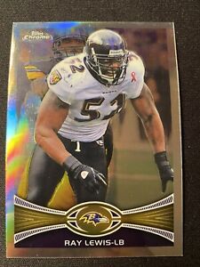 2012 Topps Chrome Ray Lewis Refractor #121
