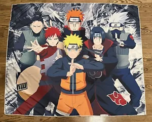 Naruto Shippuden Wall Banner 59” x 51” - Itachi, Kakashi, Gaara, Shikamaru - Picture 1 of 2