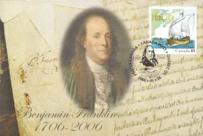 🍁Canadá #S69 "Benjamin Franklin" Nuevo 2006 Edición Evento Especial Foto 1 de 2