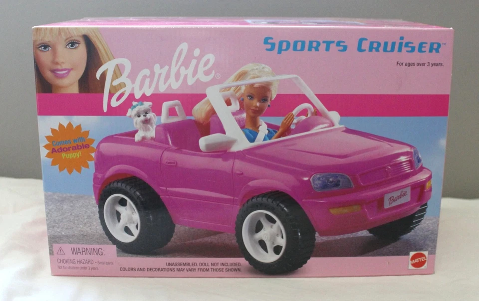 NUEVO COCHE CRUCERO DEPORTIVO BARBIE MATTEL 2001 POR MÁS DE 3 AÑOS #67789 Foto 1 de 1