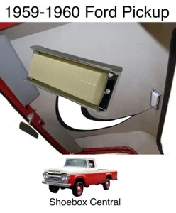 1959 1960 Ford Pickup Truck Interior Dome Light Lens and Bezel NEW - Picture 1 of 2
