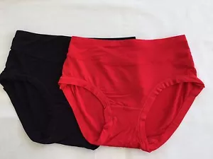 Healthy Bamboo Fibre Lingerie Knickers Briefs Moisture Absorbing 2 Pairs - Picture 1 of 9