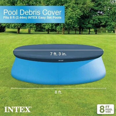 INTEX Pool Abdeckplane Easy 244 305 366 396 457cm Poolabdeckplane Poolabdeckung - Bild 1 von 4