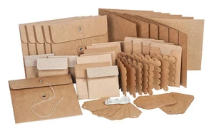 VBS Mega Tarjetas Vintage Set 50 Piezas Colores Naturales Boda Cumpleaños Bautismo - Imagen 1 de 12
