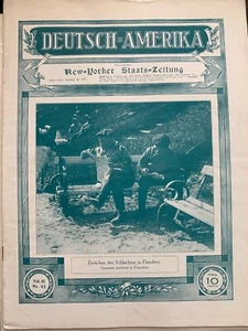 Deutsch-Amerika Zwischen den Schlachten in Flandern October 1917 (KL1172) J1000 - Picture 1 of 2