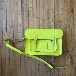 The cambridge satchel company The Flouro Neon Satchel Crossbody Bag - Picture 1 of 9