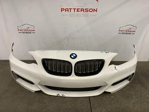 14-16 BMW M235I FRONT BUMPER COVER W/O PARK ASSIST ALPINWEISS WHITE 300 - Picture 1 of 18