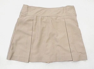 Niñas R/K Caqui Caja Plisada Uniforme Skort Regular y Plus Tallas 8 - 20 1/2 - Imagen 1 de 6