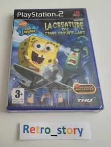 Sony Playstation PS2 - Bob L'éponge : La Créature Du Crabe Croustillant - NEUF - Picture 1 of 5