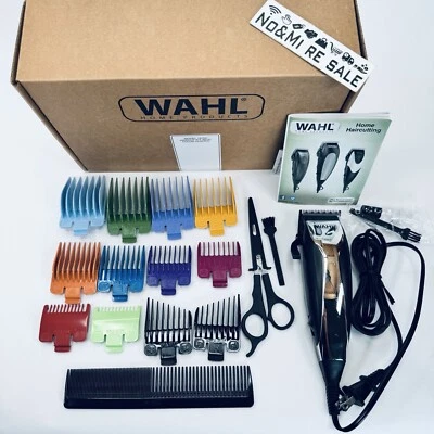 WAHL Home Haircutting Kit, Color Guards for Easy Identification M. 79722  - READ - Image 1 of 4