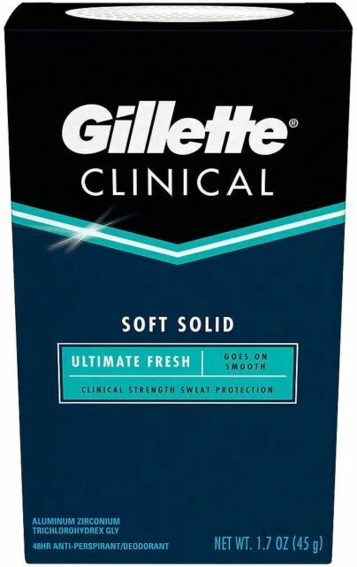 Gillette Clinical Advanced Soft Solid Antiperspirant/Deodorant - 1.7oz