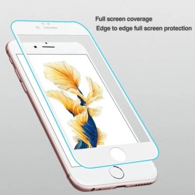 For iPhone SE 2022 5G (SE 3 Full Coverage Screen Protector Tempered Glass -White - Image 1 of 4