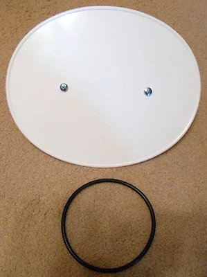 YAMAHA MX175 MX250 MX350 YZ250 VINTAGE STYLE WHITE RAISED EDGE FRONT # PLATE - Image 1 of 2