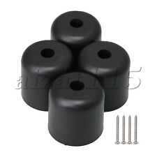 4 x Sofa Legs Plastic for Dining Room Chair Sofa Couch and so on 5x5cm Black