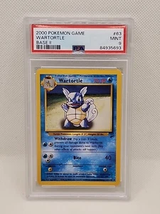 2000 POKEMON BASE SET 2 #63 WARTORTLE PSA 9 - Picture 1 of 2