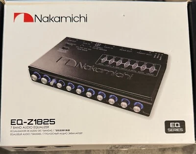 Ecualizador de audio de 7 bandas NAKAMICHI EQ-Z1825, NUEVO Foto 1 de 4
