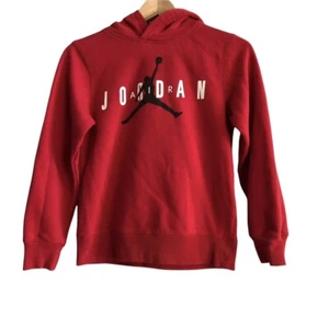 Air Jordan Jumpman Youth Boy or Girl Size Medium Red Long Sleeve Pullover Hoodie - Picture 1 of 7