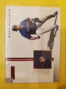 2005 Topps Pristine Personal Pieces Relics Jersey #HB Hank Blalock 62/425 TEX - Picture 1 of 2