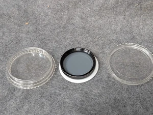Vivitar 55mm Polarizer PL Glass Lens Filter Japan Genuine Polarizing with Case - Picture 1 of 14