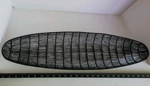 Wire Canoe Boat Basket Modern Decor Tribal  - Picture 1 of 19