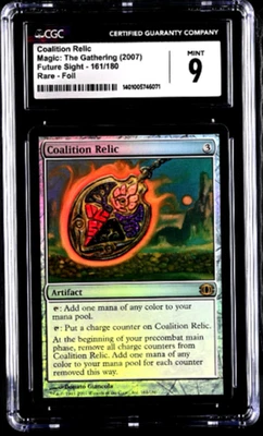 2007 MTG Magic The Gathering FUT Future Sight Foil #161 Coalition Relic CGC 9 - Image 1 of 3