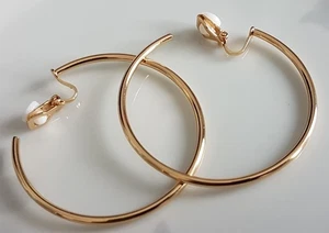 OHRCLIPS CLIPS CREOLEN 6 cm GUMMIPOLSTER - Bild 1 von 3