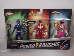 Power Rangers Beast Morphers Dino Charge Thunder Blue Red Pink Ranger Figures - Afbeelding 1 van 3