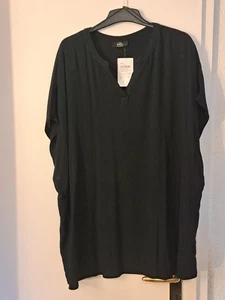 Neue! Schwarze Kurzarm Bluse/Tunika Größe 54 56 von Gina Benotti - Bild 1 von 9