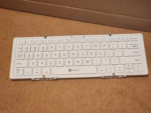 IC-BK03 iClever Foldable Bluetooth Keyboard for Tablet Smartphone Travel-Ready - Picture 1 of 16
