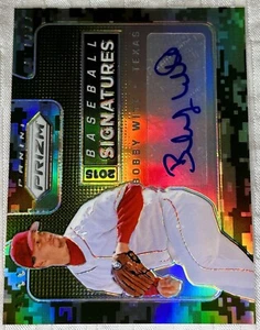 2015 Panini Prizm Signatures Bobby Witt #/199 Camo Rangers Auto - Picture 1 of 2