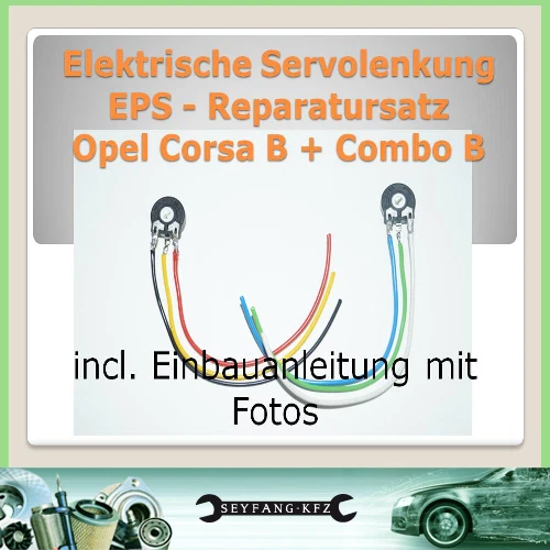 KIT RIPARAZIONE Servosterzo OPEL CORSA B Sterzo EPS Riparazione Autoriparazione - Immagine 1 di 1
