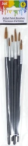 Pinceles de pintura de artista pequeños, medianos grandes ~ negros - Imagen 1 de 1