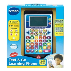 VTech Text And Go Learning Phone Letters Numbers Counting Time- Brand New in Box - Picture 1 of 3