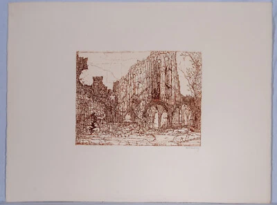 Paul Eliasberg: "Qurscamp" Radierung handsigniert, Griffelkunst 1967 - Bild 1 von 4