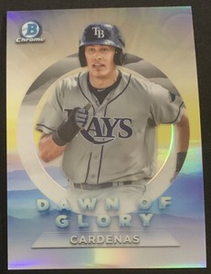 2020 Bowman Chrome Dawn of Rays Baseball Card #DG-9 Ruben Cardenas