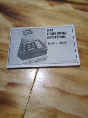 Mpsi Pro Link 9000 Manual GM Emission N Systems 1980 1/2 - 1989 Modelo # 120 Foto 1 de 2