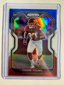K169,103 - 2020 Panini Prizm Prizms Red White and Blue #383 Chase Young