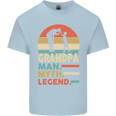Abuelo Hombre Mito Legend Divertido Día Del Padre Algodón Camiseta Top - Imagen 1 de 4