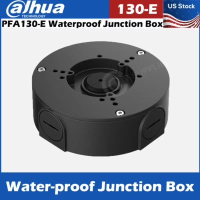 DAHUA Waterproof Junction Box Black JB PFA130-E for Bullet 4K 8MP 4MP IP Camera