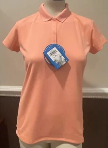 Columbia Golf Omni Shade UPF50 Polo Shirt Peach Women’s Size Medium NWT - Picture 1 of 13