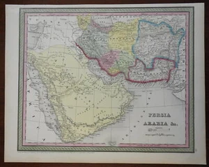 Middle East Persia Iran Arabian Peninsula Afghanistan 1850 fine Cowperthwait map - Picture 1 of 3
