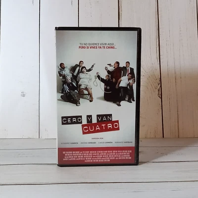 Cero Y Van Cuatro VHS Tape 2004 Mexican Crime Comedy Guillermo Iván René Campero - Image 1 of 4
